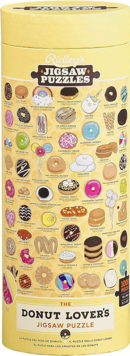 Donut Lover's 1000 Piece Jigsaw Puzzle