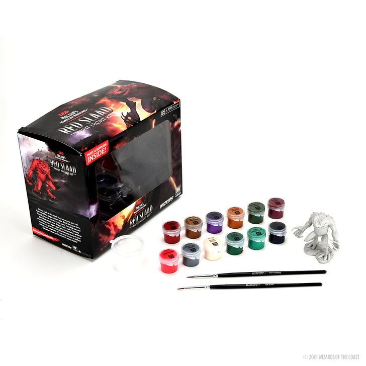 DUNGEONS & DRAGONS NOLZUR'S MARVELOUS MINIATURES: PAINT NIGHT KIT #3 - RED SLAAD