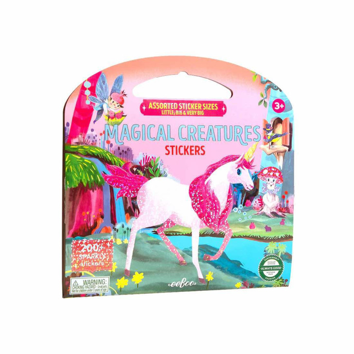 Magical Creatures Shiny Sticker Book