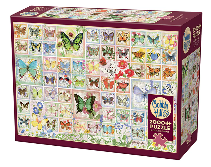 Butterflies and Blossoms 2000 Piece Puzzle