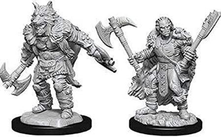 D&D: Nolzur's Marvelous Miniatures: Male Half Orc Barbarian Wave 9