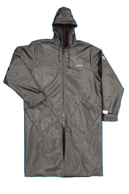 IDive Boat Coat Parka Black Coral Sea Scuba & Water Sports