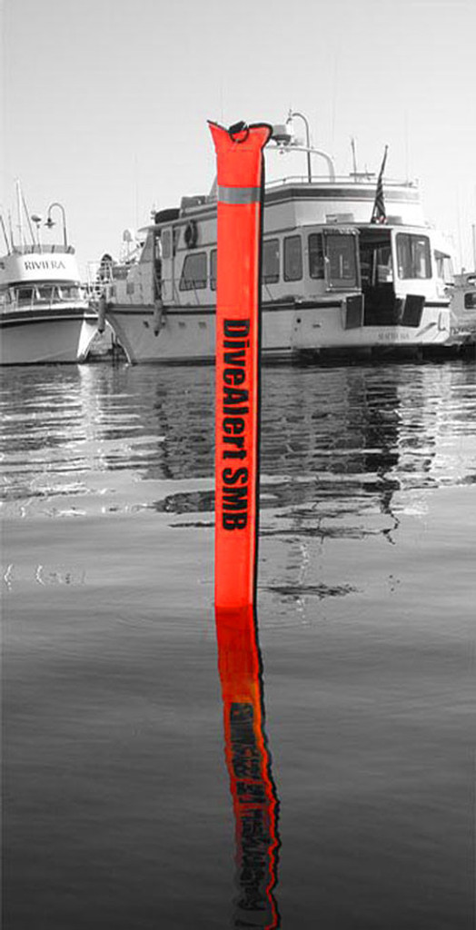 Dive Alert Surface Marker Buoy SMB Scuba Diving Dive Safety Signal Tube