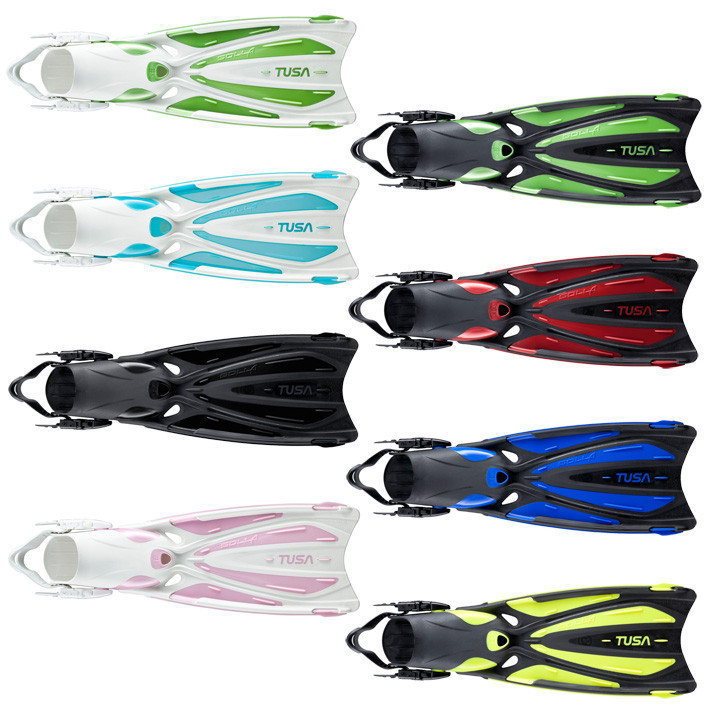 Tusa Solla SF22 Fin Open Heel All Sizes for Scuba Snorkeling