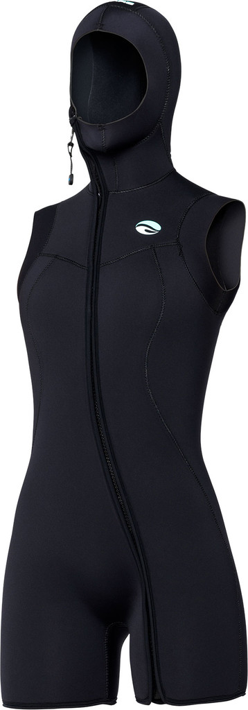 Bare Sport Step-In Hooded Vest 7mm Wetsuit Women's Scuba Diving