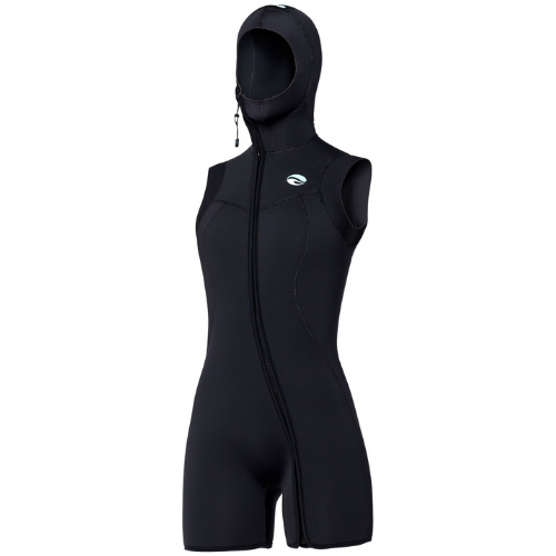 Bare Sport 7mm women’s step-in hooded vest scuba diving wetsuit