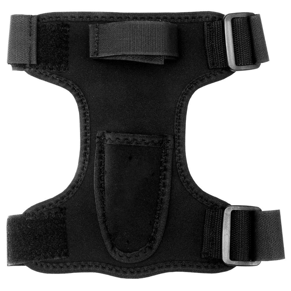 Neoprene scuba diving knife leg wrap strap sheath holder adjustable black