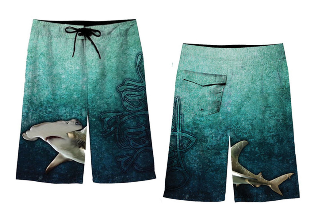 Sea Fear Men's Swimwear Boardshorts Hammerhead