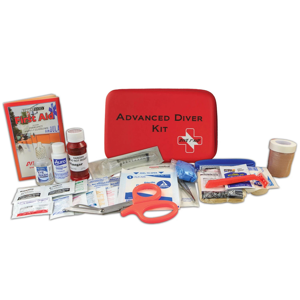 Dive 1st First Aid Advanced Scuba Diving Kit Coral Sea Scuba & Water
