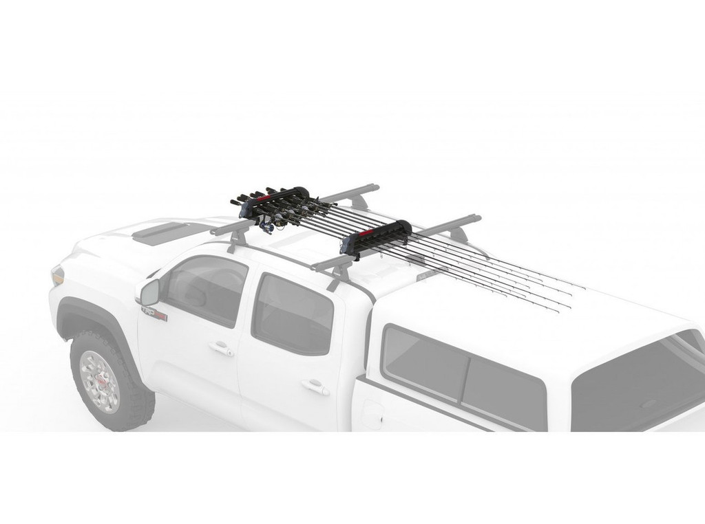 YAKIMA ReelDeal Rooftop Fishing Rod Mount Carries Up to 8 Fully-Rigged Rods