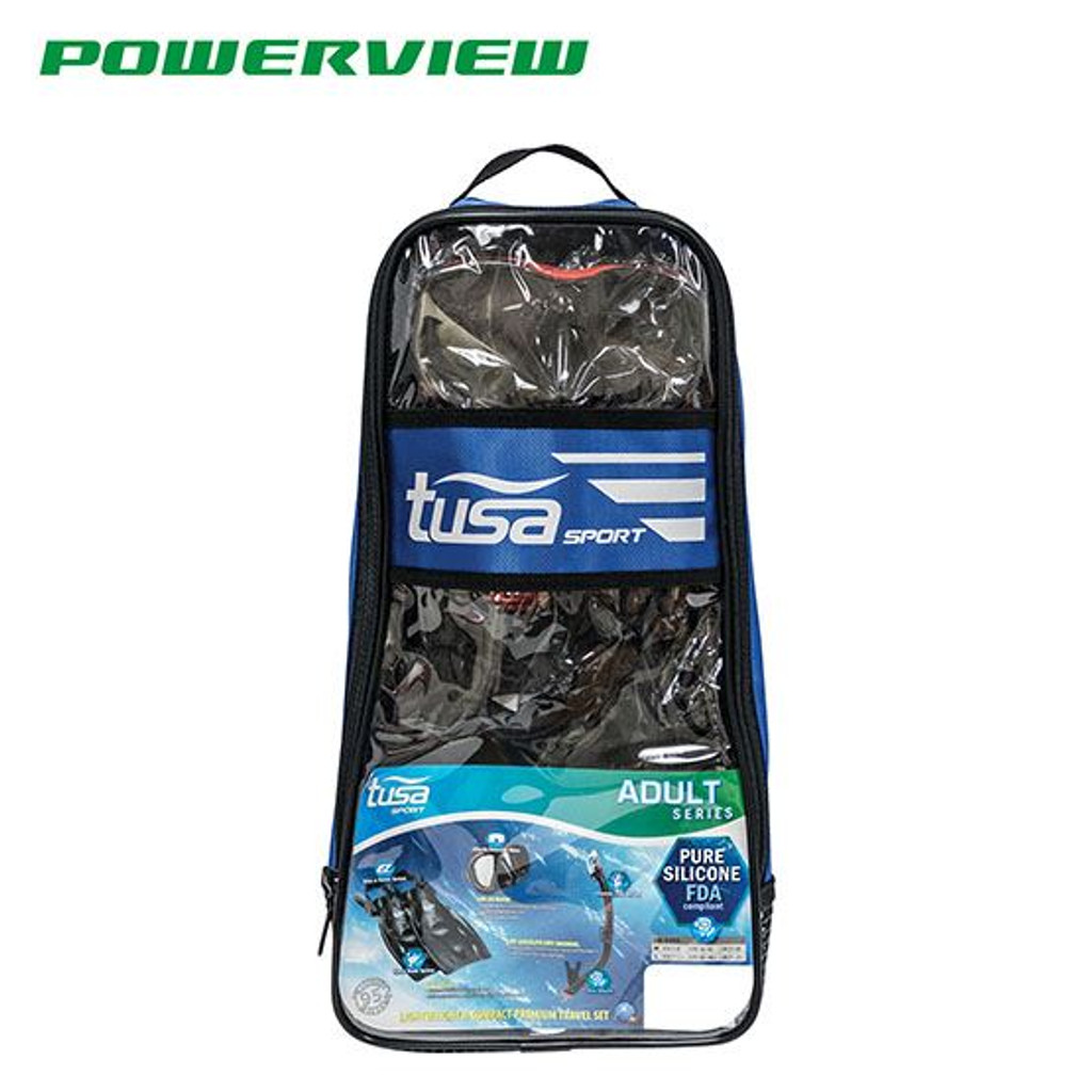 Powerview Adult Dry Travel Snorkeling Set