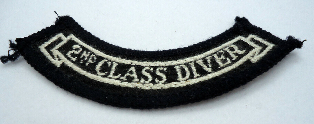 Rare Vintage Scuba Diving Patch 2nd Class Diver