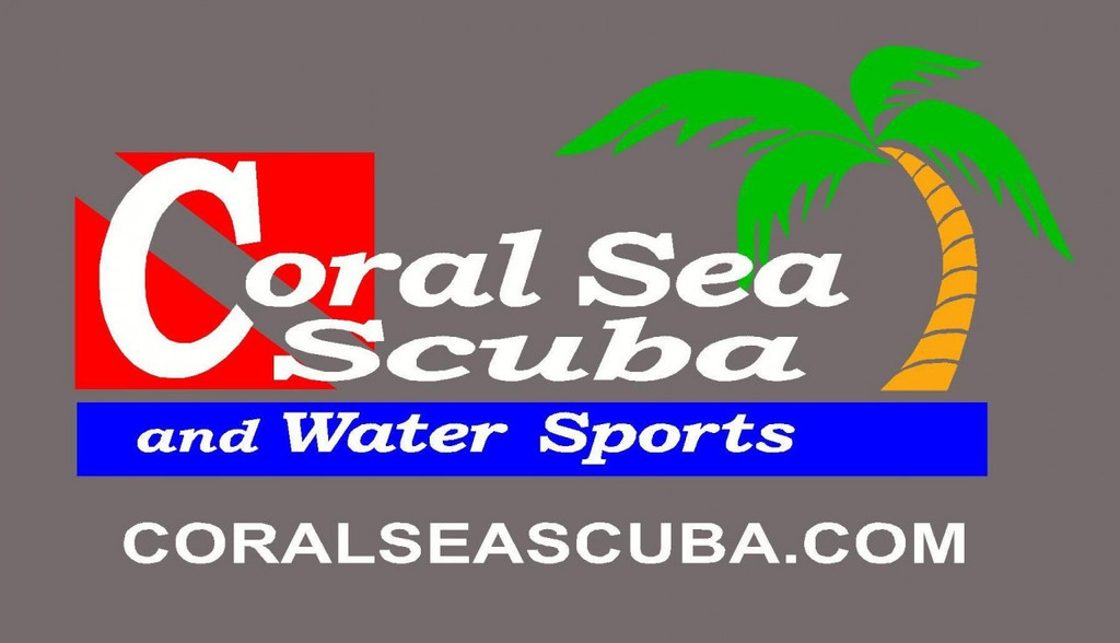 Coral Sea Scuba Logo Scuba Diving T-shirt