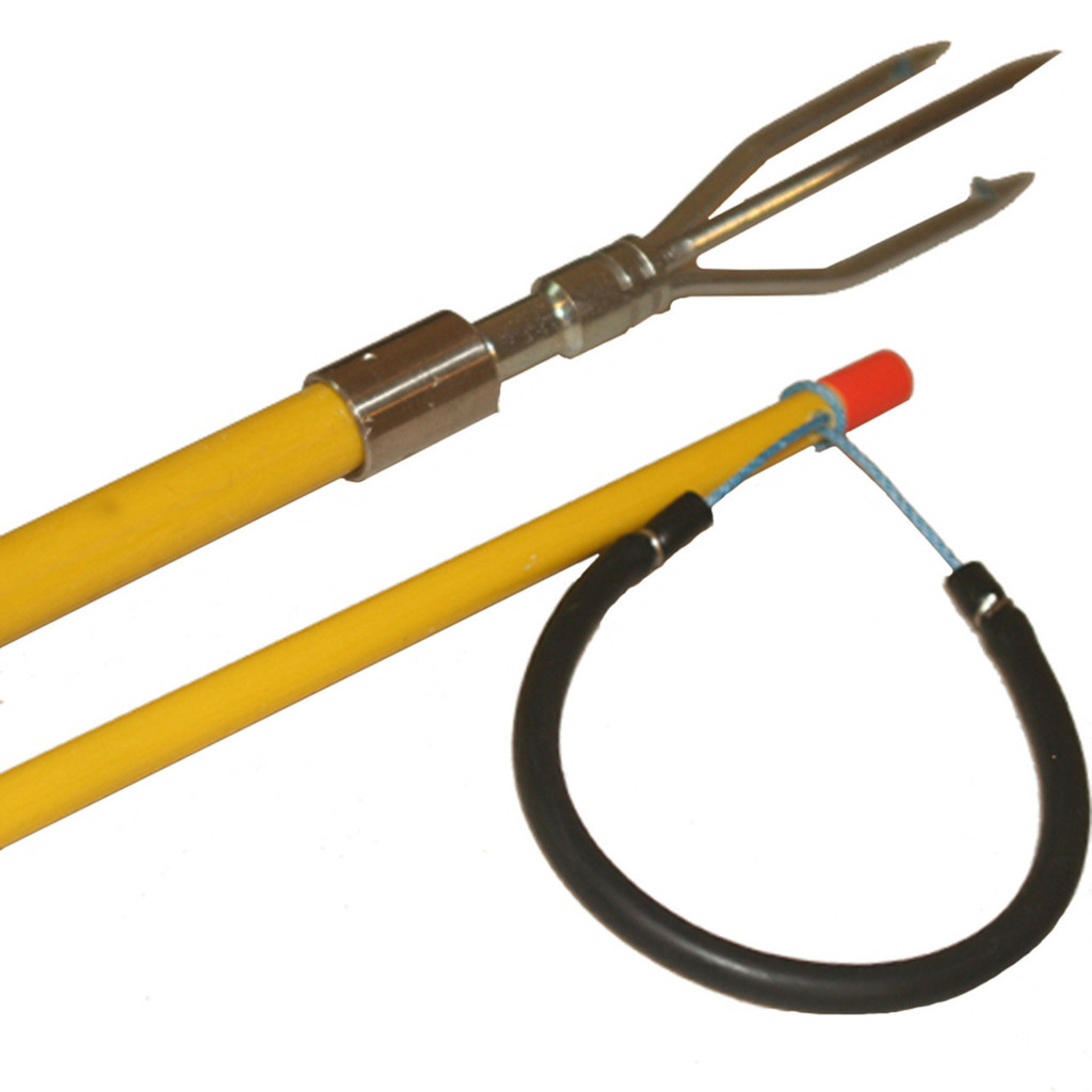 LionFish Travel Spear Pole FiberGlass w/ 3 Point Tip 32 1/2"