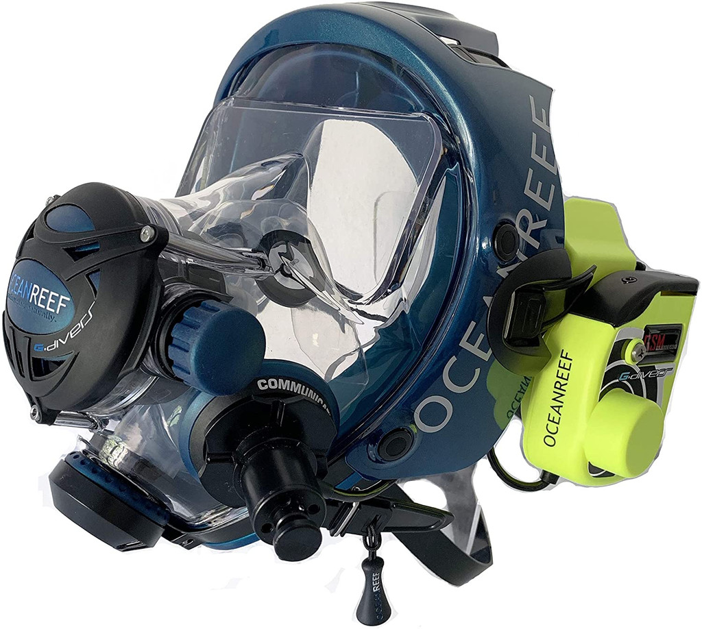 Ocean Reef Neptune Space G.divers Full GSM Radio Communication Diving Mask SM Emerald