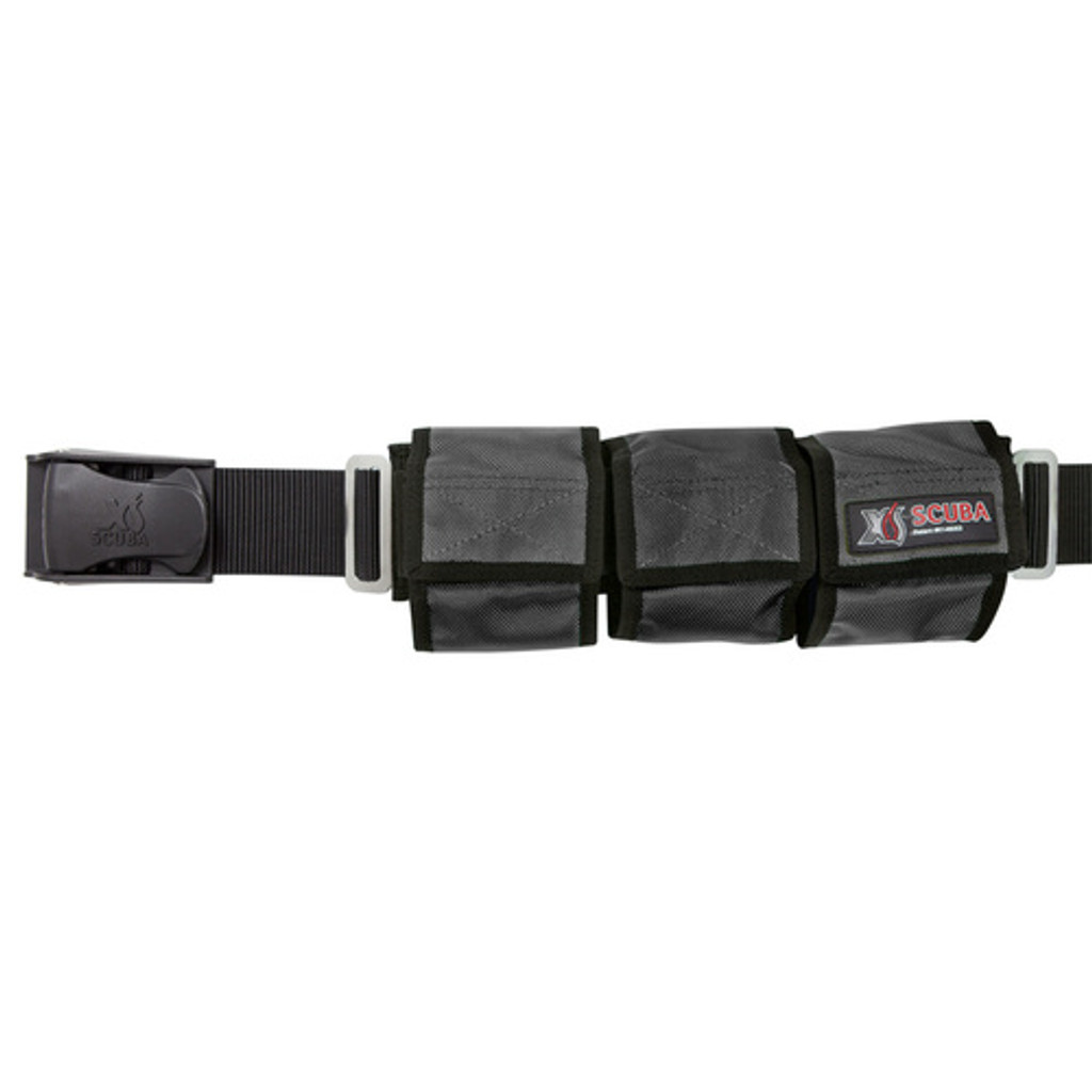 XS Scuba 6 Pocket Scuba Diving Weight Belt Black