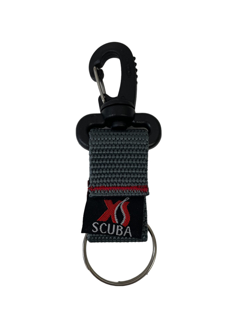 XS Scuba Split Ring Clip with Male End Quick Release Buckle Accessory