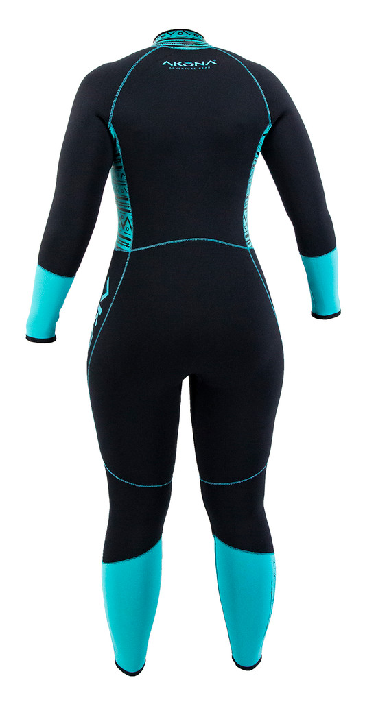 Akona 3mm Women's Front Zip Quantum Stretch Full Wetsuit Tiffany