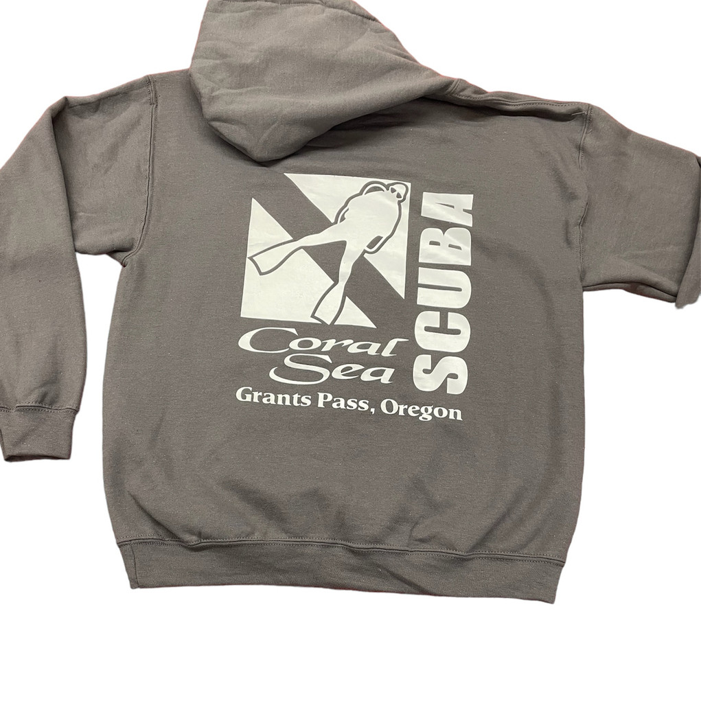 Coral Sea Scuba Logo Sweatshirt Scuba Diving Hoodie