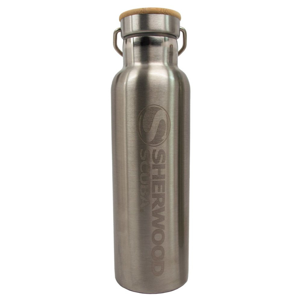 Sherwood Scuba Diving Stainless Steel Water Bottle 21oz