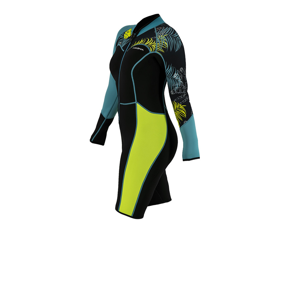 Akona Tropic 3/2mm Front Zip Scuba Diving Neoprene Wetsuit Women's