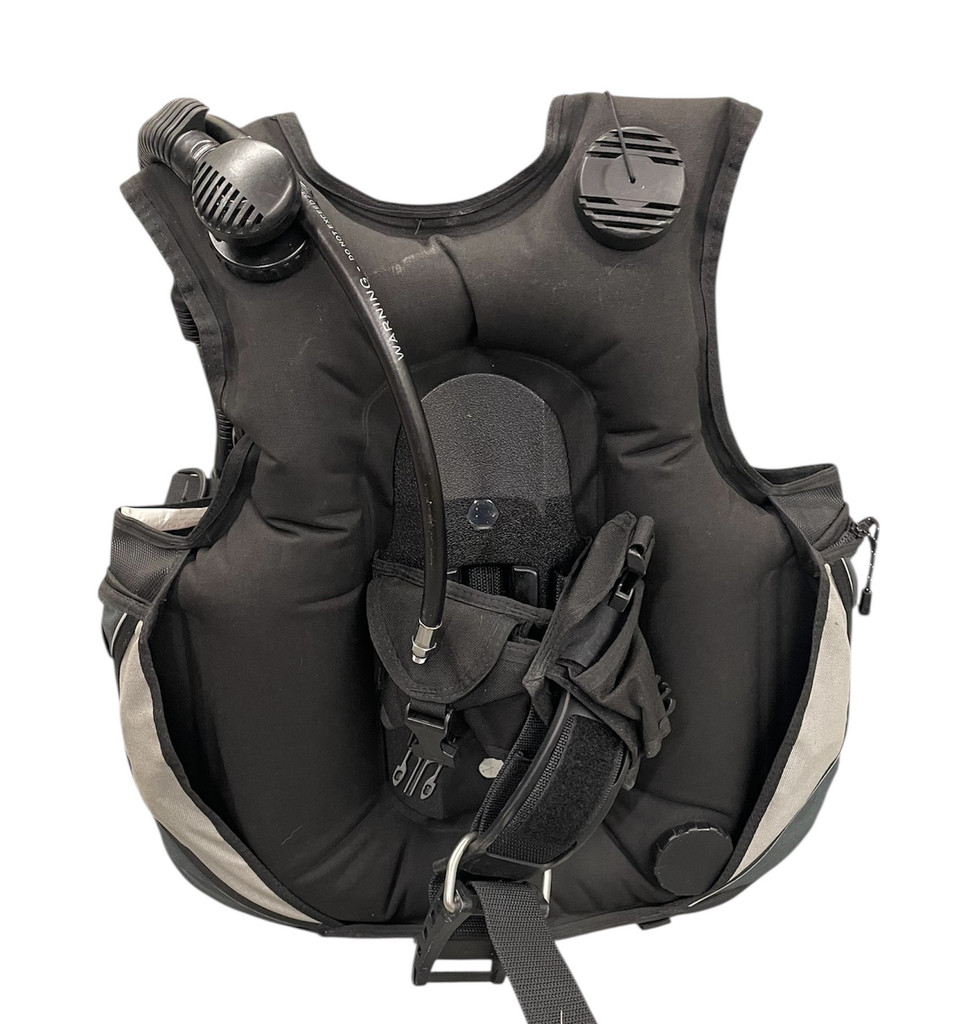SeaQuest Latitude MD Scuba Diving BCD Buoyancy Compensator w/AirSource USED