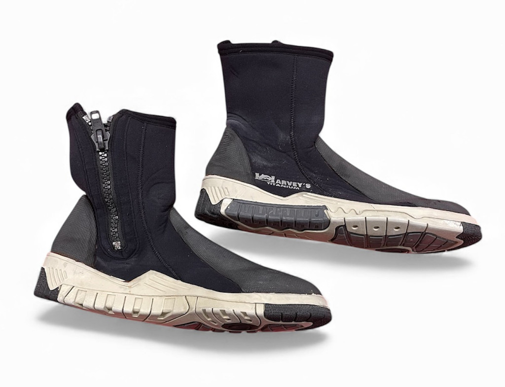 Harvey's Titanium 7mm Boot Scuba Diving Snorkeling Booties Wetsuit Boots Size LG