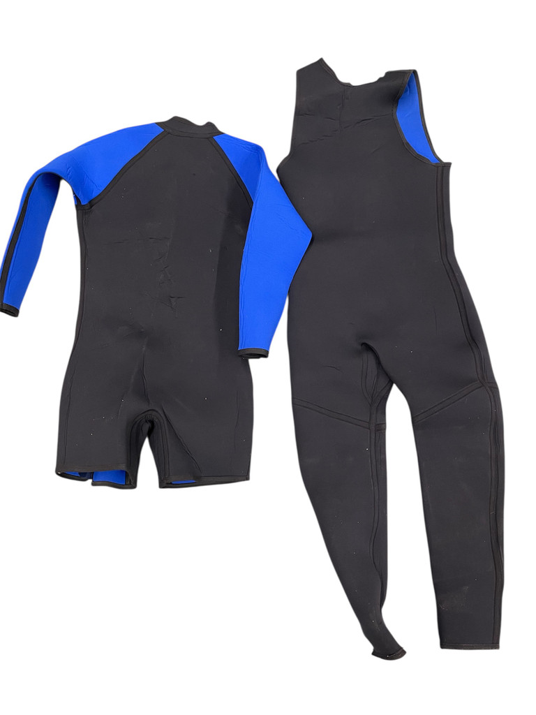 Divemaster Farmer John & Jacket 7mm Scuba Diving Neoprene Wetsuit Men's (USED)
