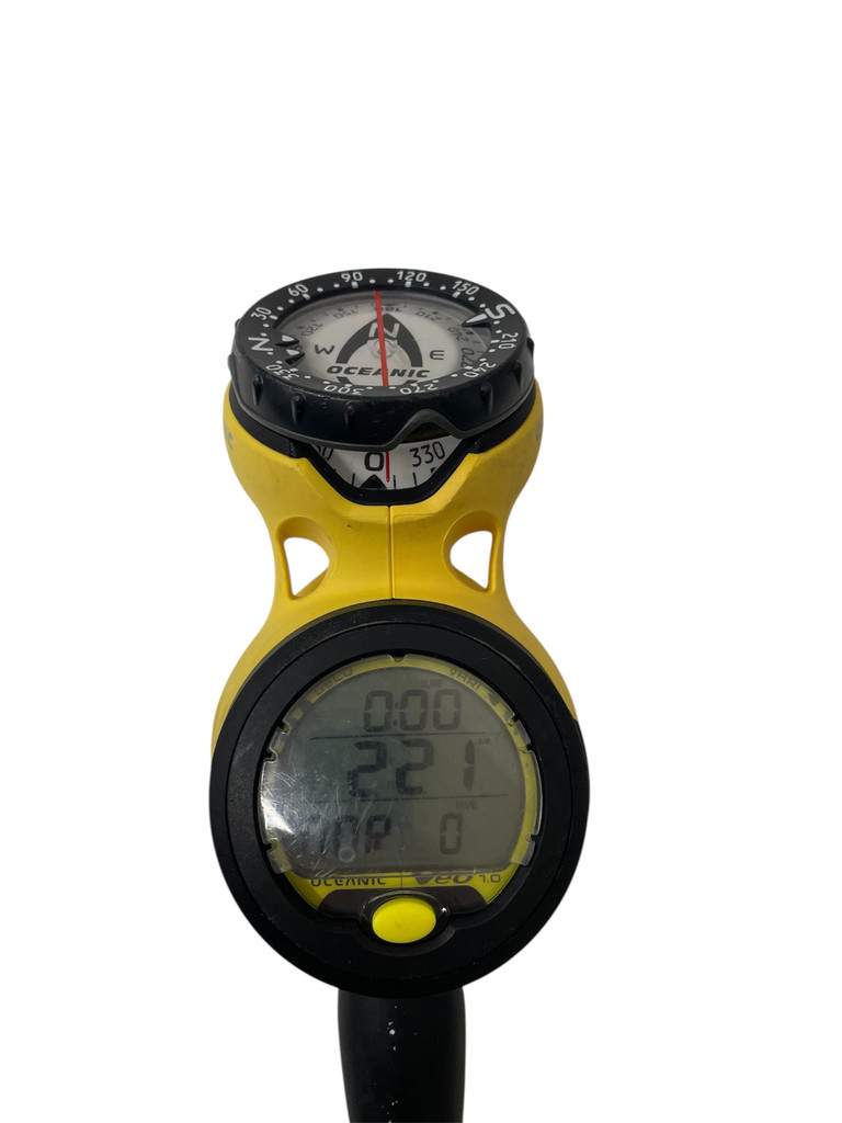Oceanic Veo 1.0 w/Compass Dive Scuba Diving Console Computer (USED)