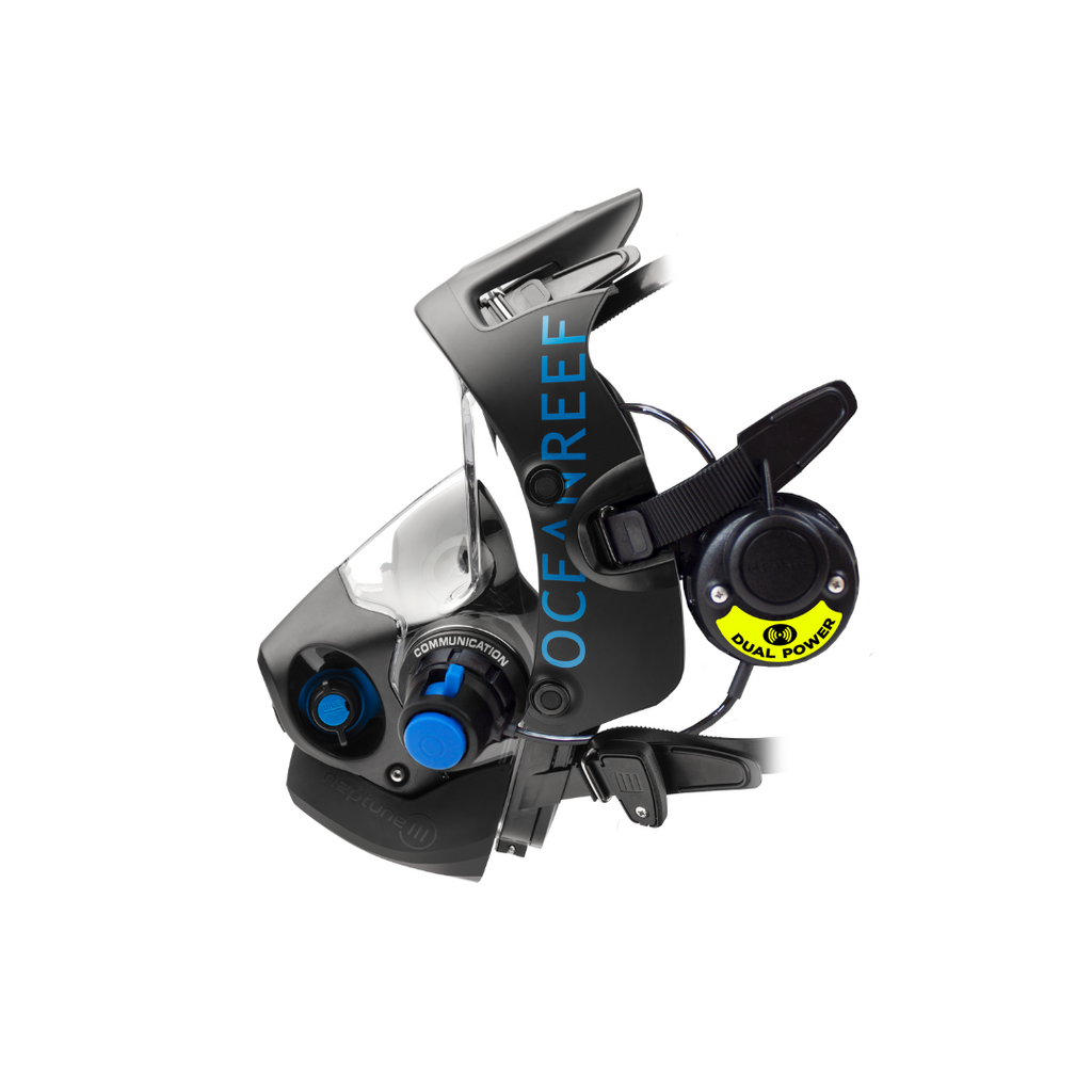 Ocean Reef GSM Mercury Dual Power Radio Underwater Communication for Full Diving Mask