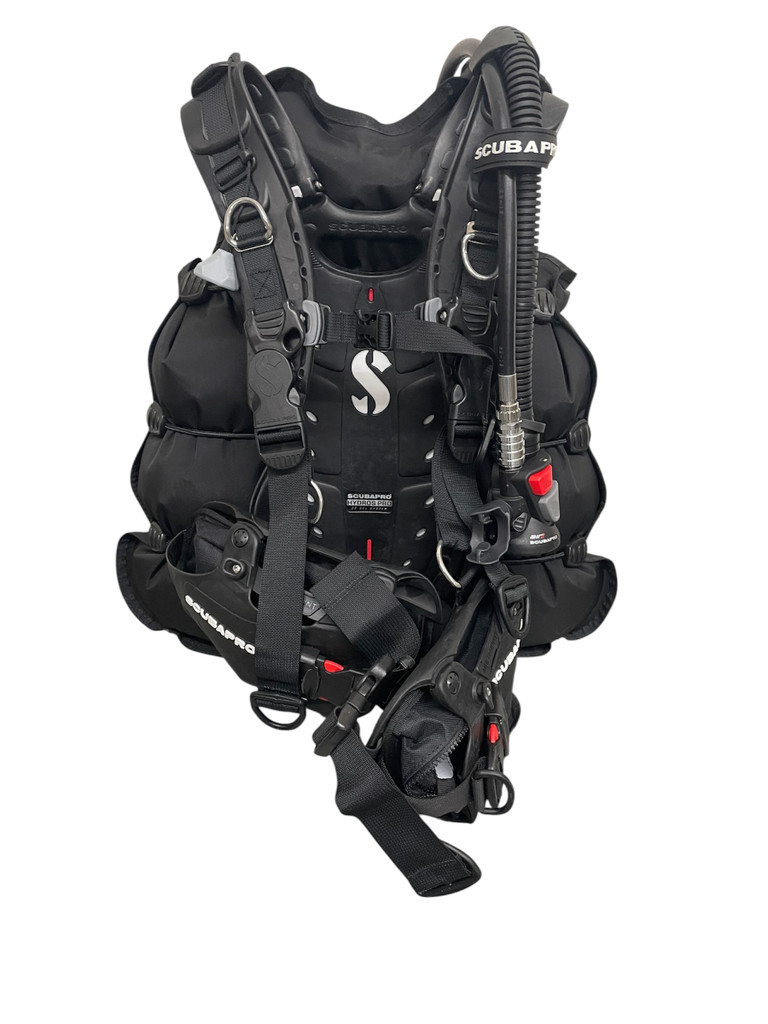 ScubaPro Hydros Pro MD Scuba Diving BCD Buoyancy Compensator w/AirSource USED