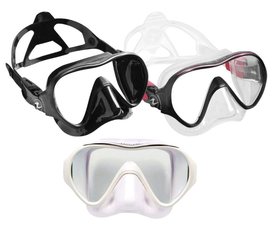 Aqualung Linea Scuba Diving Snorkeling Mask