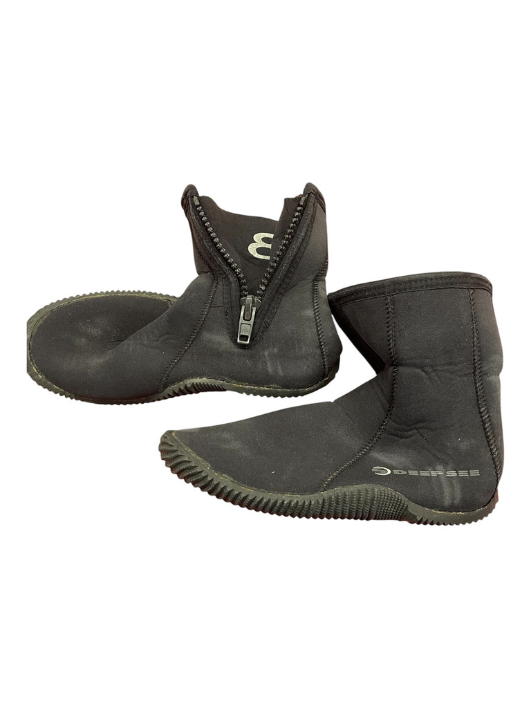 Deep See 7mm Scuba Diving Snorkeling Booties Wetsuit Boot USED