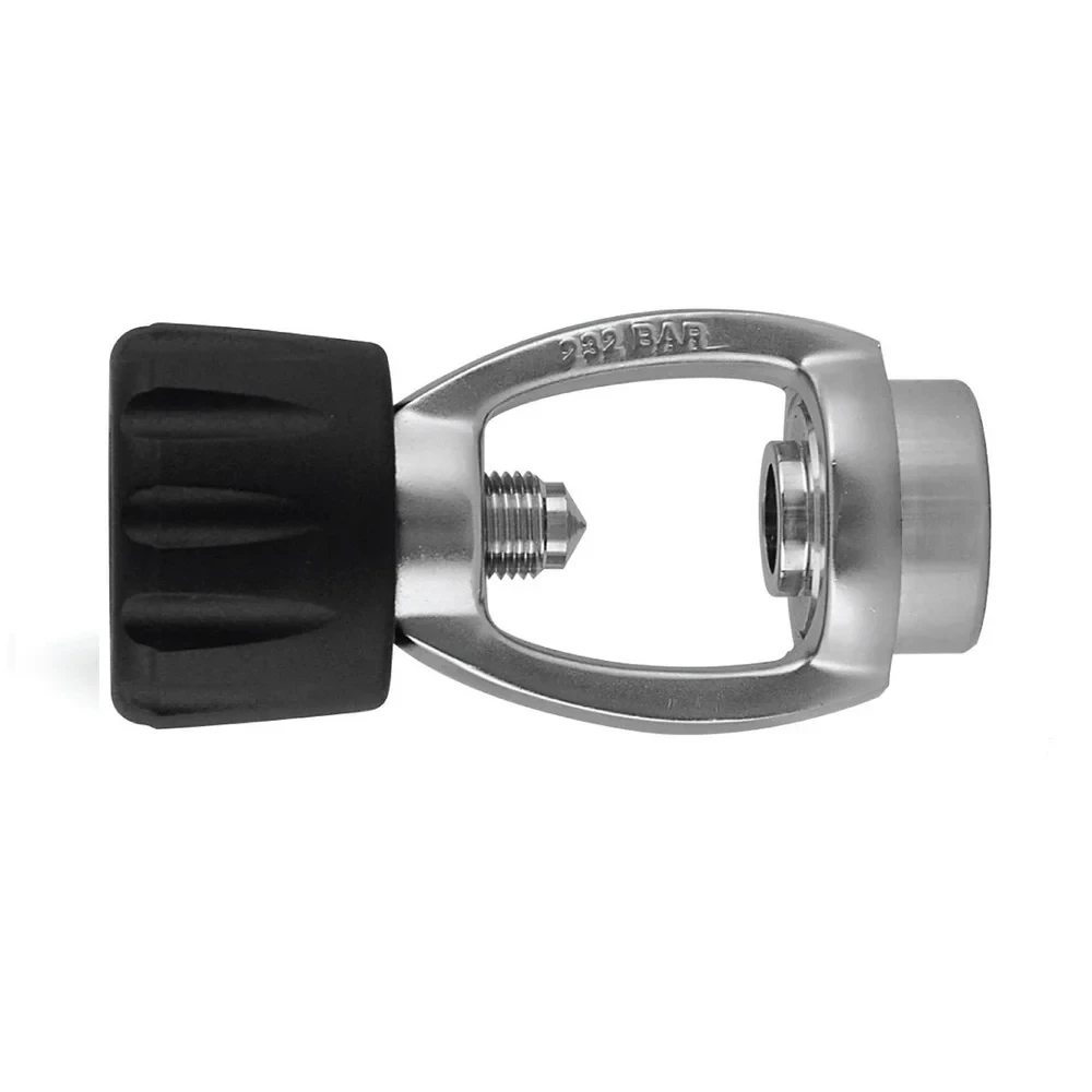 Spin-On Yoke to DIN Converter Adapter Regulator Brass Scuba Diving