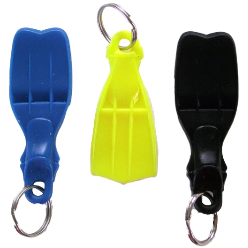 Mini scuba diving fin keychain