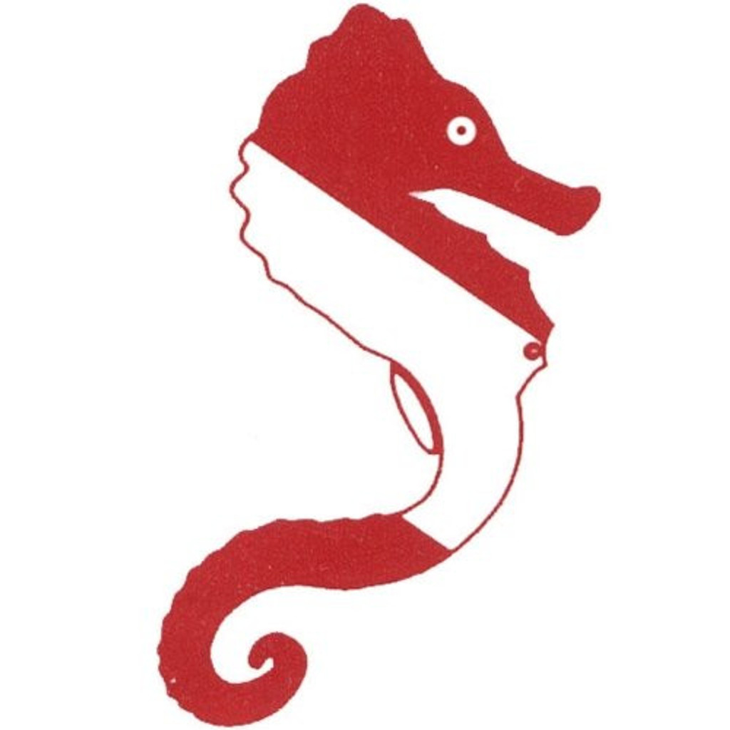 Scuba Diving Sticker Dive Flag Decal - Seahorse