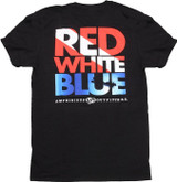 Amphibious Outfitters T-shirt - Scuba Diving - Red White Blue