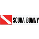 Scuba Bunny scuba diving bumper decal sticker