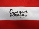 Coral Sea Scuba Logo Dive Flag Mesh Diving Duffel Gear Bag