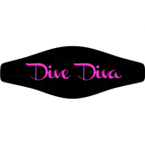 Dive Diva comfort padded scuba diving mask strap cover