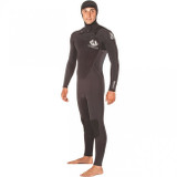 Hotline Reflex 5 4mm hooded full wetsuit men black cold water scuba