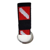 Dive flag key ring keychain for scuba divers