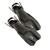 Ocean Reef Duo – Travel Ready Fins Set Scuba, Diving, Freedive, Snorkeling Grey