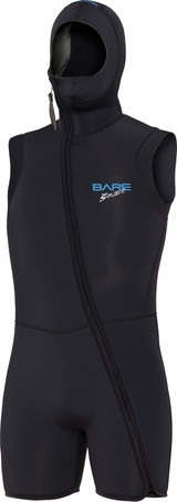 Bare Step-in Hooded Vest Men's 7mm Scuba Diving Wetsuit (USED)