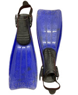Wenoka Sea Style Reeflex Scuba Diving Dive Fins Blue Used Wenoka Sea Style Reeflex Scuba Diving Dive Fins Blue Used
