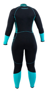 Akona 3mm Women's Front Zip Quantum Stretch Full Wetsuit Tiffany