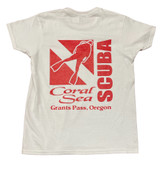 Coral Sea Scuba Logo Diving Womens T-shirt