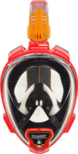 Ocean Reef Aria QR+ Duo Travel Set Red L/XL Mask S/M Fins