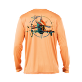 Sea Fear men's Dive Skull UPF 50+ long sleeve rash guard for scuba diving and watersports