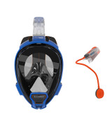 Ocean Reef Aria QR+ w/ Snorkie Talkie Mask Set Diving, Snorkeling Blue Medium/Large